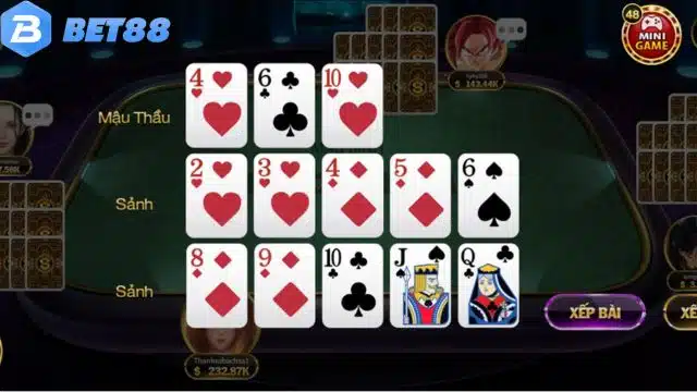 Kinh nghiệm chơi Game Mậu Binh online BET88