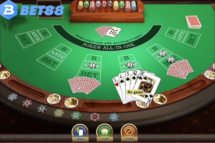 6 vòng chơi trong poker